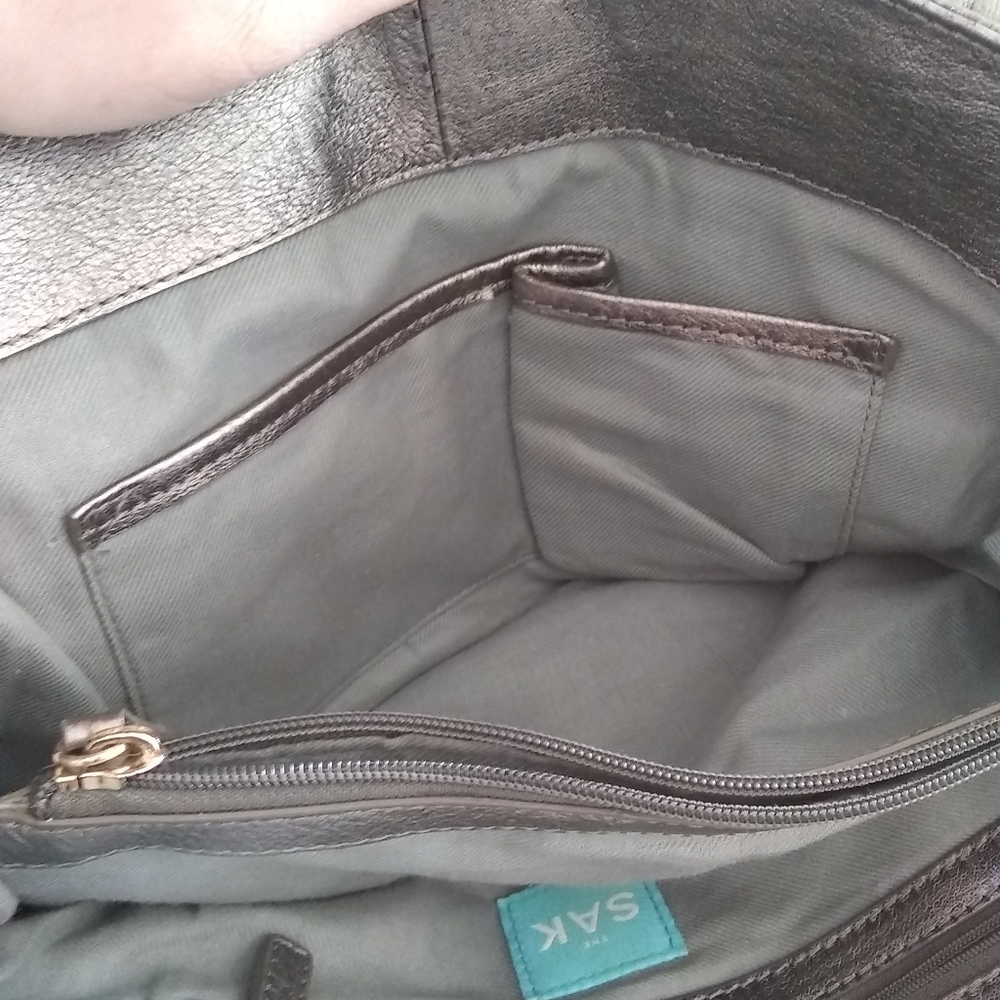 SAK purse, gunmetal or silver never used - Picture 6 of 6